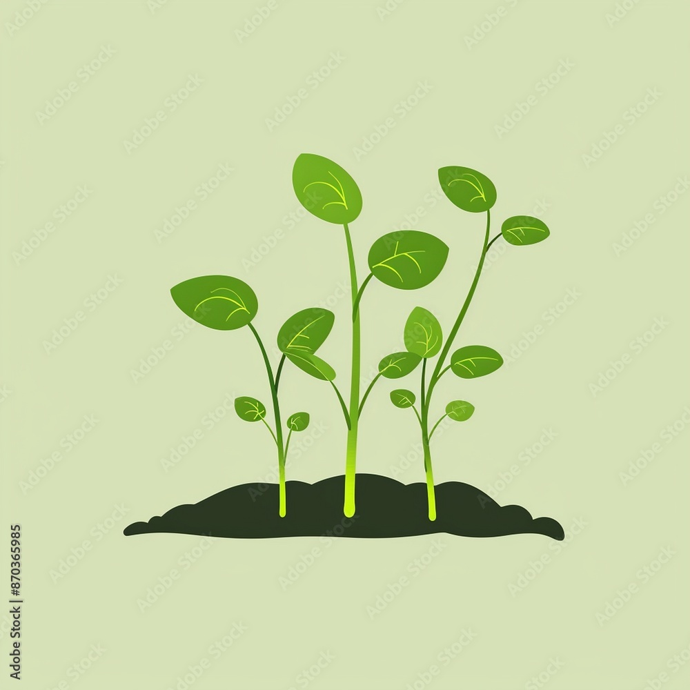 Logo for a shop for growing microgreens.Drawing Clickable logo design for greenery growing business. plant growing in soil.Emblem for a shop for growing microgreens Logo for a shop for growing microgreens.Drawing Clickable logo design for greenery growing business. plant growing in soil.Emblem for a shop for growing microgreens