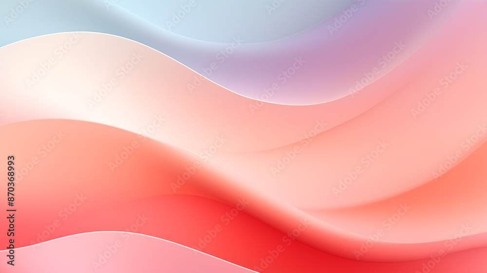 abstract gradient background with a dominant scarlet red color. wavy shapes pink, blue, purple, red abstract gradient background with a dominant scarlet red color. wavy shapes pink, blue, purple, red