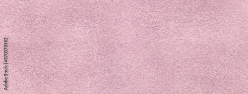 Lilac and pink matte background suede fabric, closeup. Velvet texture light purple textile