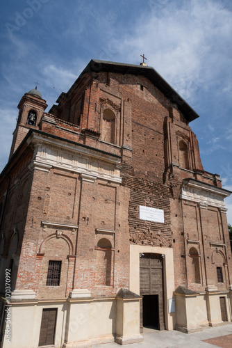 Obraz na płótnie Santa Maria delle Grazie church rural rock ancient w salonie