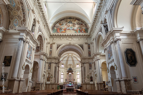 Obraz na płótnie Santa Maria delle Grazie church rural rock ancient w salonie