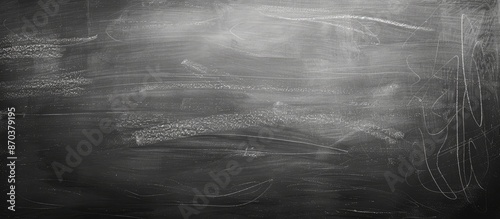 A white chalk drawing on a blackboard background in a square or banner shape, offering ample copy space image.