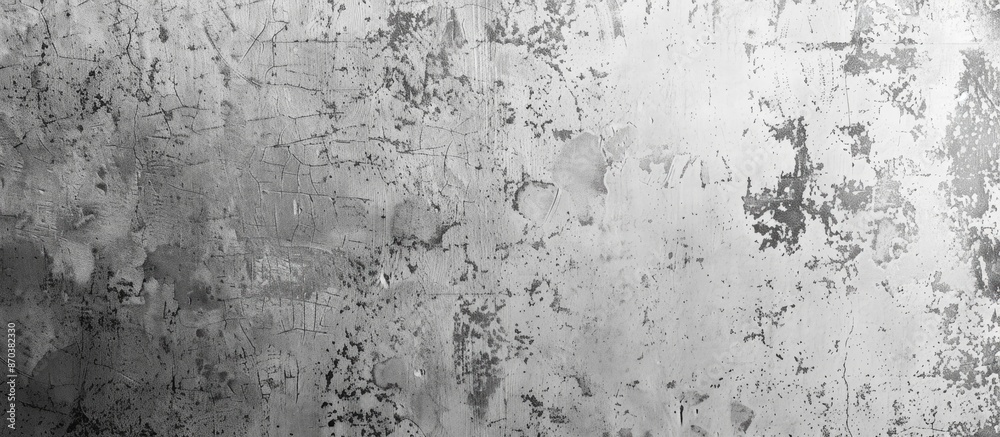 Fototapeta premium A background with a rustic texture created using silver paint, suitable for displaying items with a copy space image.