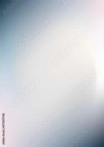 Modern banner collection in trendy gradient and noise. Blurred vector background smooth blue, pink and yellow color. Winter season aesthetic.
