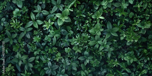 Wallpaper Mural A lush green plant with many leaves Torontodigital.ca