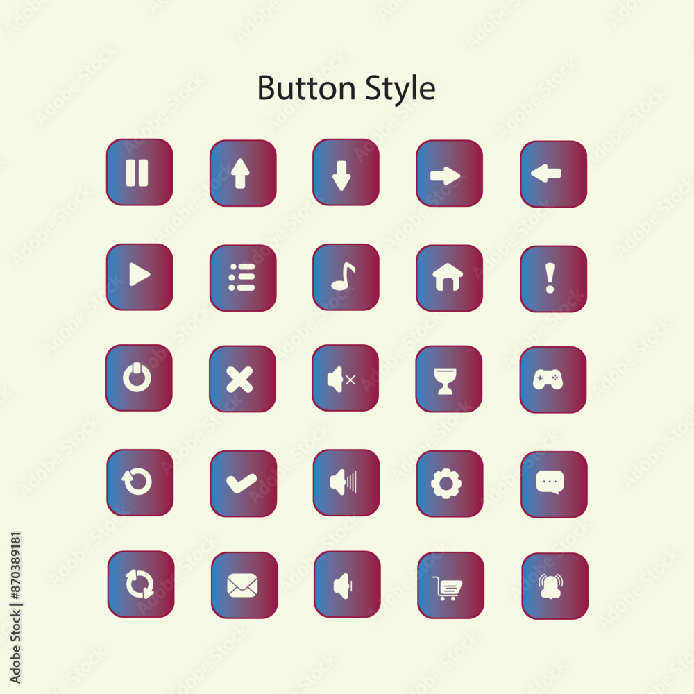 Button styles are used for various graphic design purposes, web design, game design and others Button styles are used for various graphic design purposes, web design, game design and others