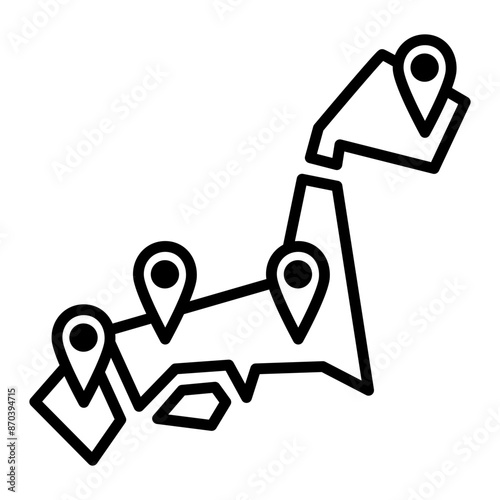 There are multiple pins in Japan.