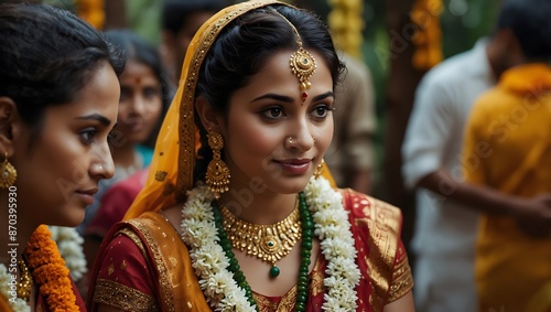  A mythological tale where garlands bestow blessings upon those who wear them ai_generated