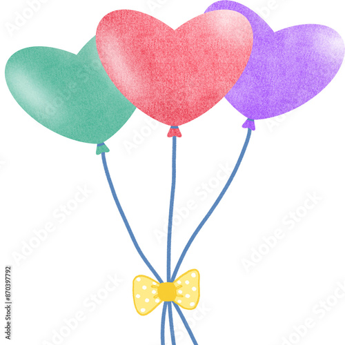 Heart balloons