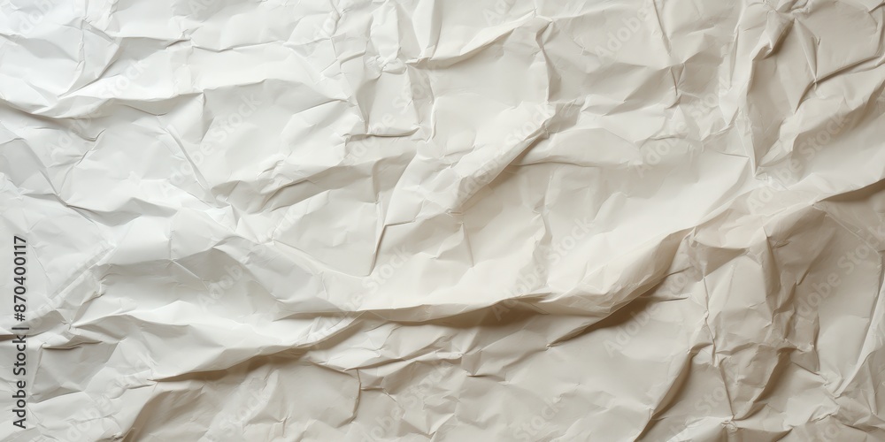Crumpled White Paper Texture Crumpled White Paper Texture