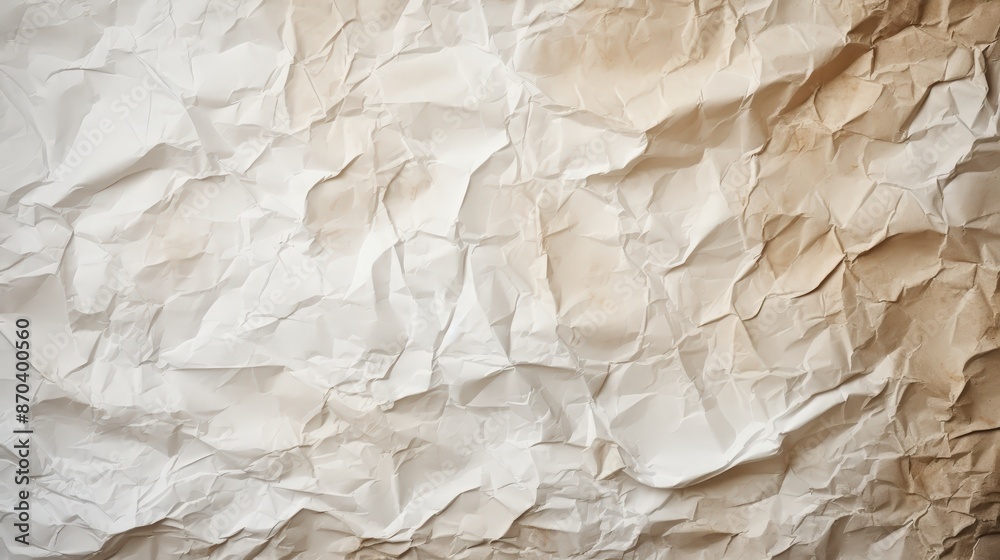 Fototapeta premium Crumpled Paper Texture