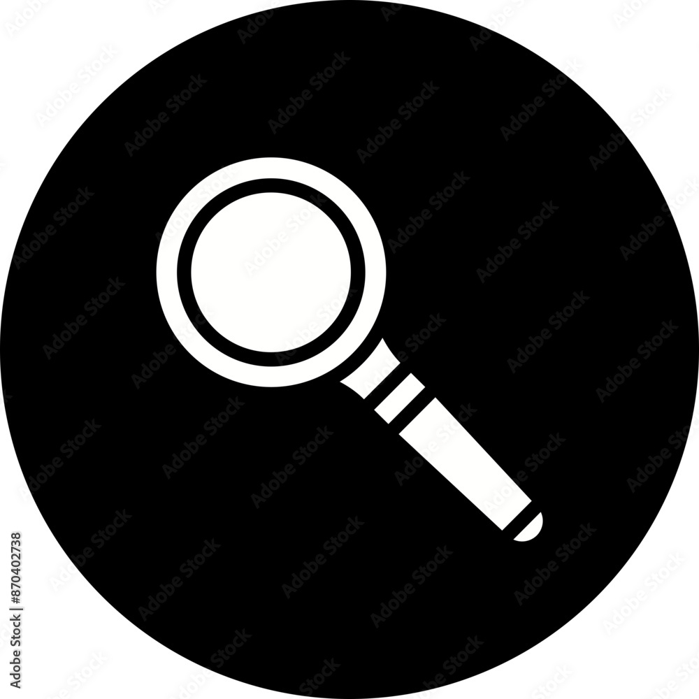 Magnifying glass Icon Magnifying glass Icon