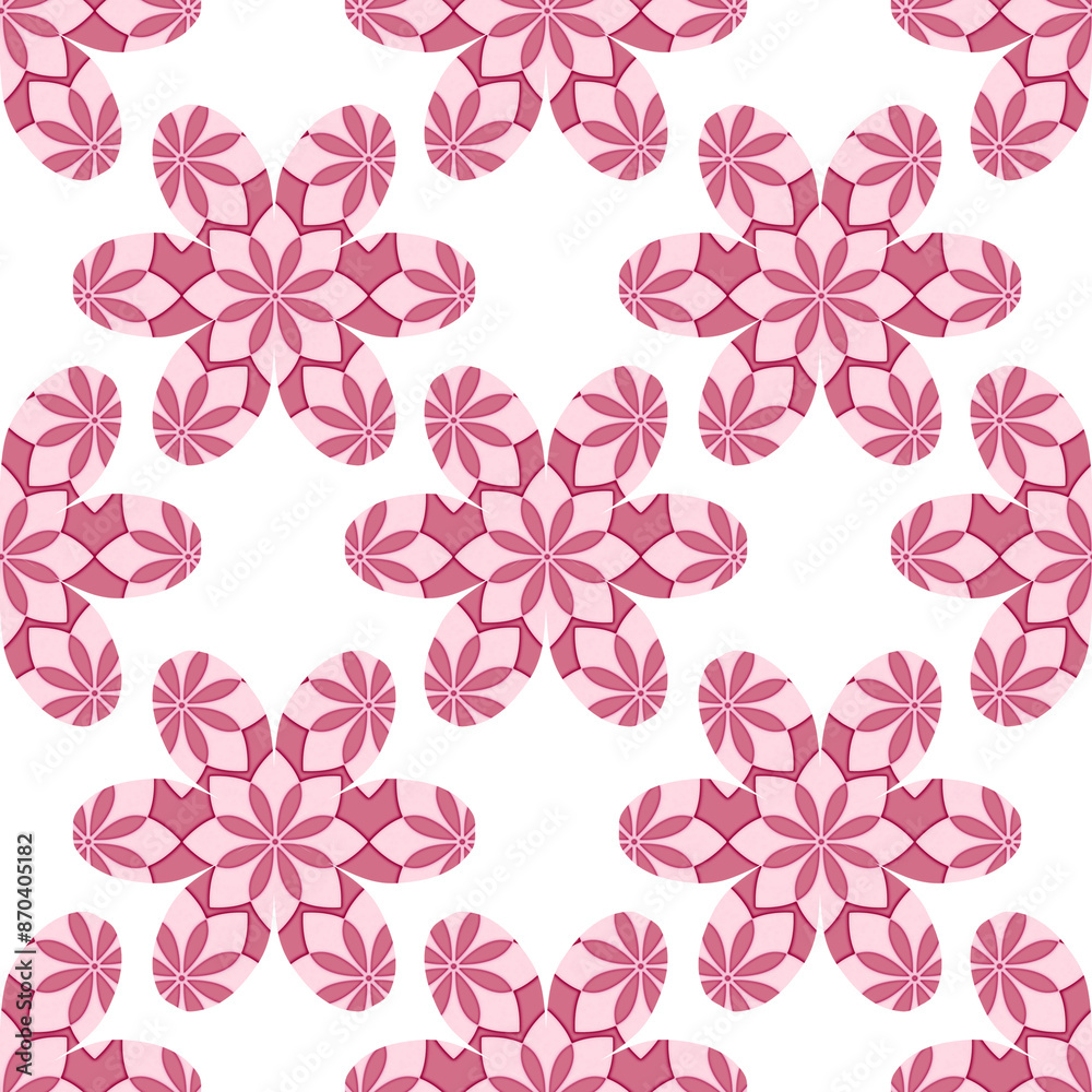 seamless pattern with pink flowers seamless pattern with pink flowers
