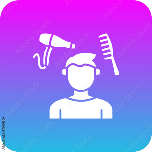Hair styling Icon