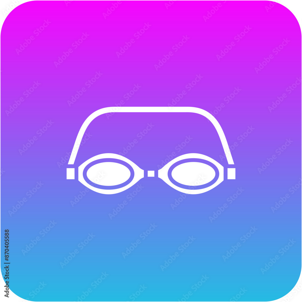 Swimming Glasses Icon Swimming Glasses Icon