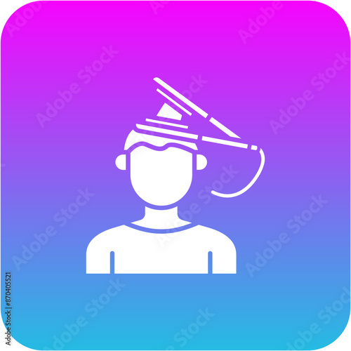Hair straightener Icon