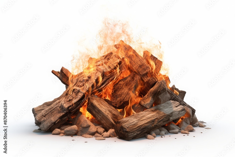 fire place campfire isolated on white background fire place campfire isolated on white background