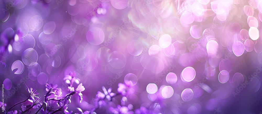 Purple bokeh backdrop with copy space image for Easter, featuring the trendy Very Peri color of the year. Purple bokeh backdrop with copy space image for Easter, featuring the trendy Very Peri color of the year.