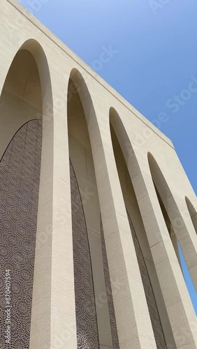 Exterior View Mosque of Abrahamic Family House in Abu Dhabi