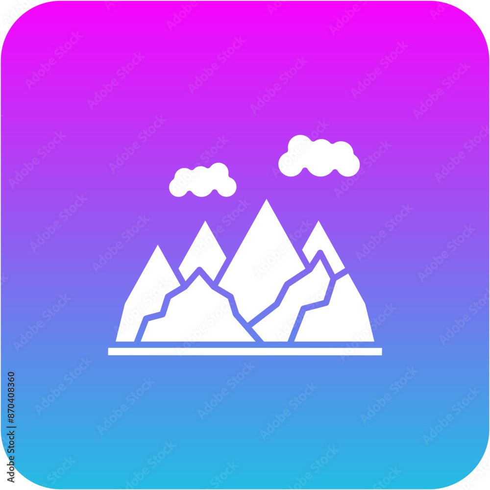 Mountains Icon Mountains Icon