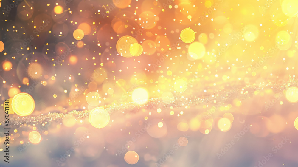 Golden Sparkles in Evening Glow Golden Sparkles in Evening Glow