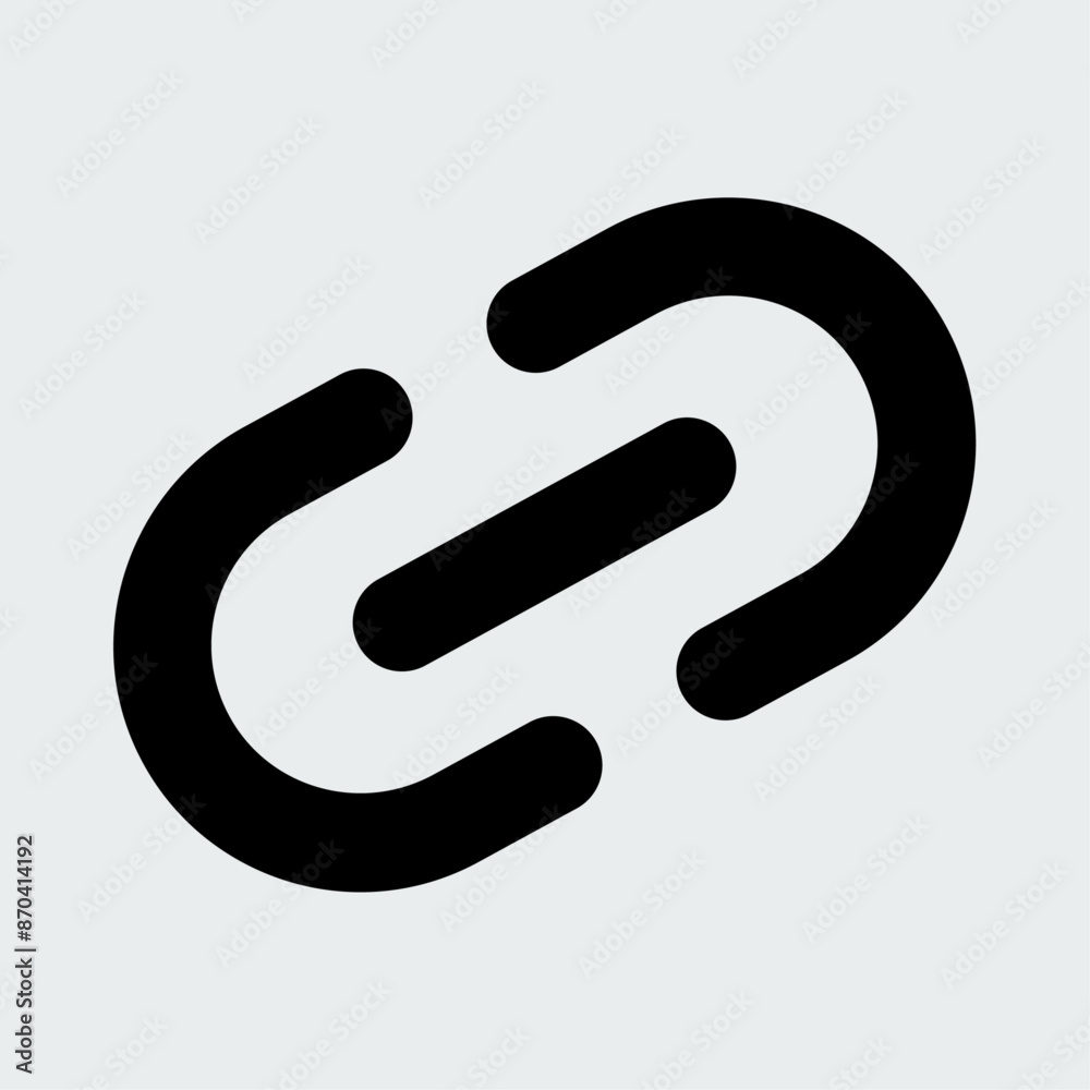 Chain sharing web link url. Easy editable vector design. Chain sharing web link url. Easy editable vector design.