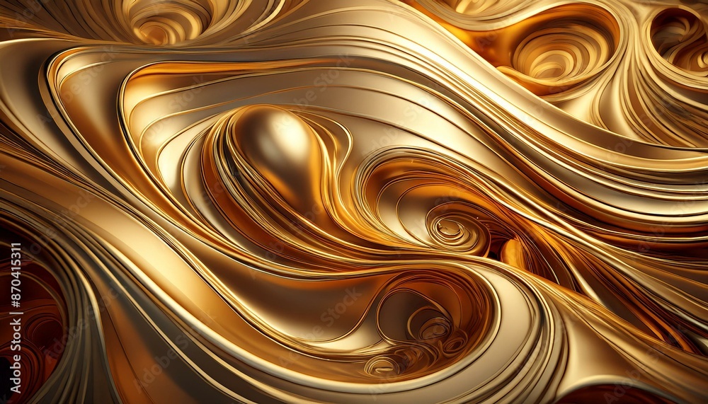 gold liquid metal texture flowing