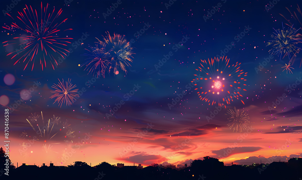 Fototapeta premium the vast sky and beautiful atmosphere