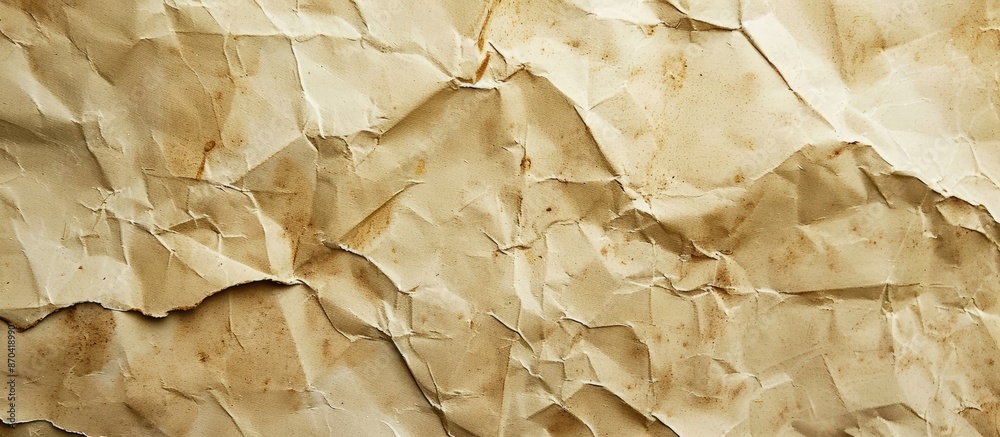 Close-up of an old, textured beige paper surface with space for text or images. Copy space image. Place for adding text and design Close-up of an old, textured beige paper surface with space for text or images. Copy space image. Place for adding text and design