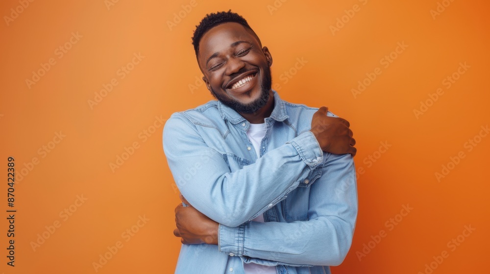 The joyful young man