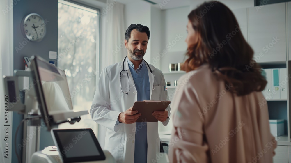 Fototapeta premium The doctor consulting patient