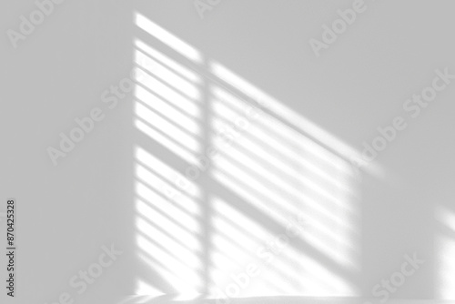 Shadow from light window.  Window shadow effect. Reflect sun beams on wall. Reflecting shades shadow  isolated on transparant background. shadow png overlay