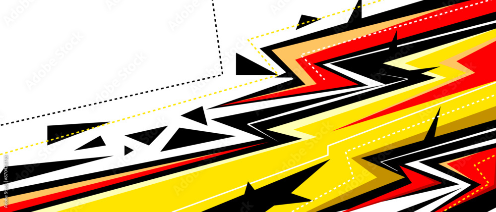 abstract geometric shapes sports background design, racing car decal
abstract geometric shapes sports background design, racing car decal