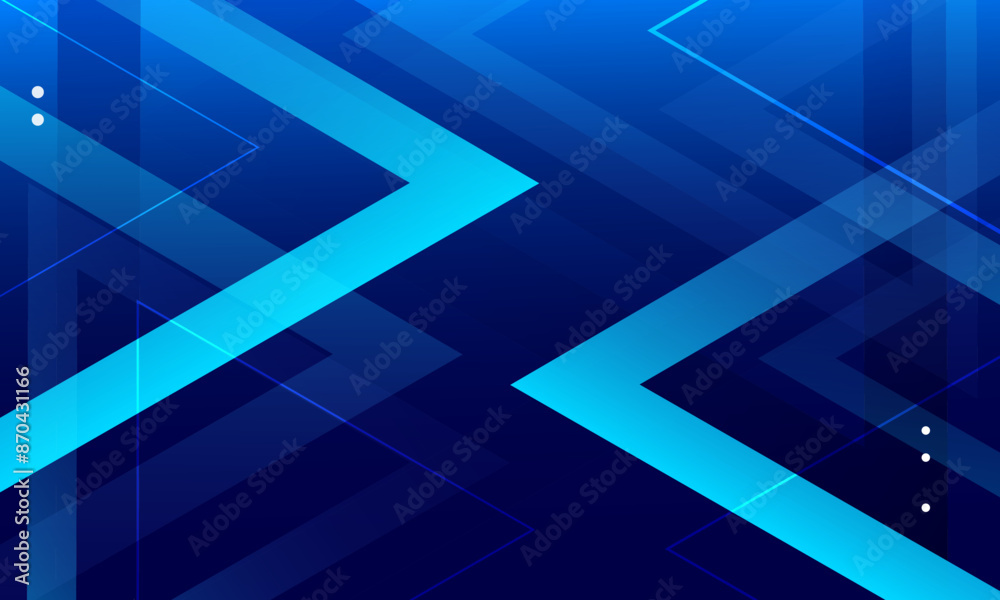 Fototapeta premium Blue abstract background. Vector illustration