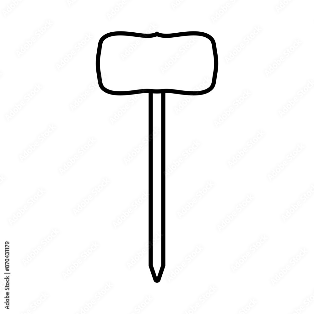 Garden marker icon vector set. Nameplate illustration sign collection. Border symbol. Frame logo. Garden marker icon vector set. Nameplate illustration sign collection. Border symbol. Frame logo.