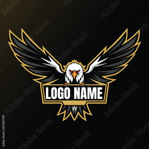 Eagles esport mascot logo design