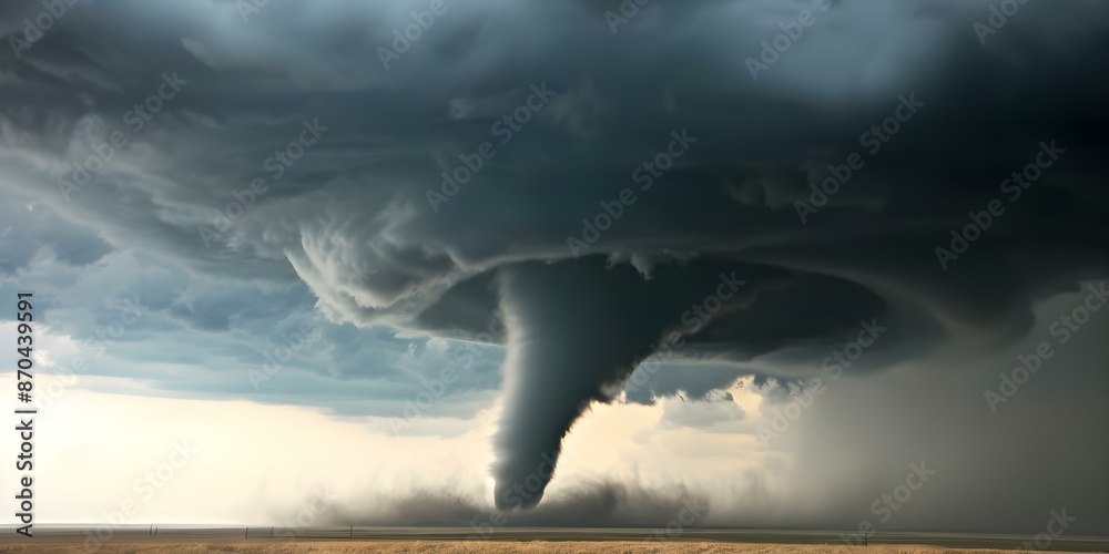 A powerful supercell storm in Kansas spawns a destructive EF3 tornado ...