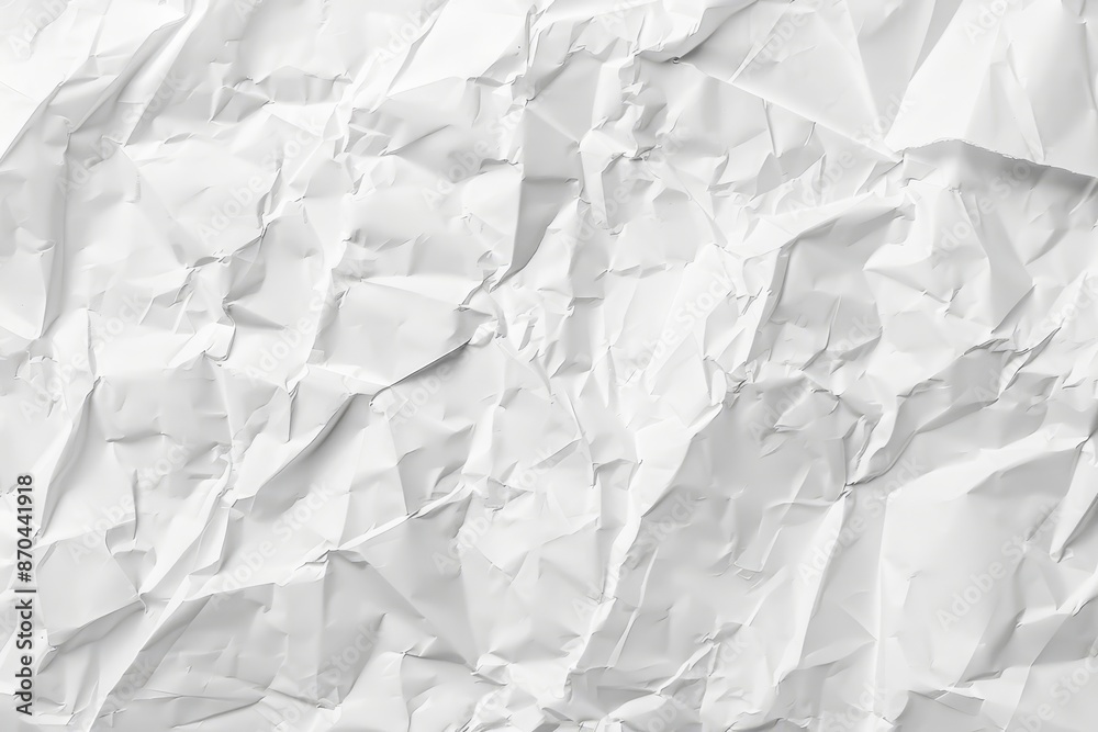 Crinkled white paper. Background for various uses. Crinkled white paper. Background for various uses.