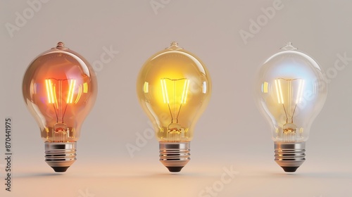 Designed with a transparent background, this light bulb element is a png