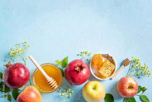 Bild auf Leinwand Happy Rosh Hashanah
