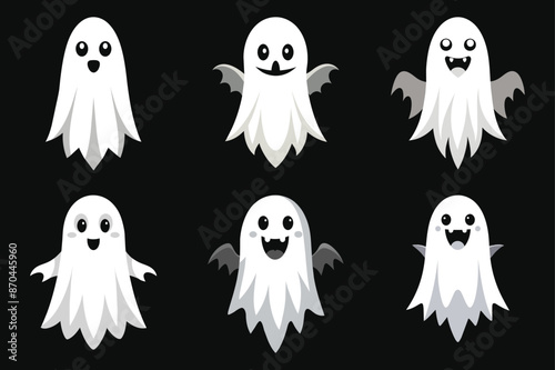 Boo tiful Designs Halloween Ghost Vector Bundle