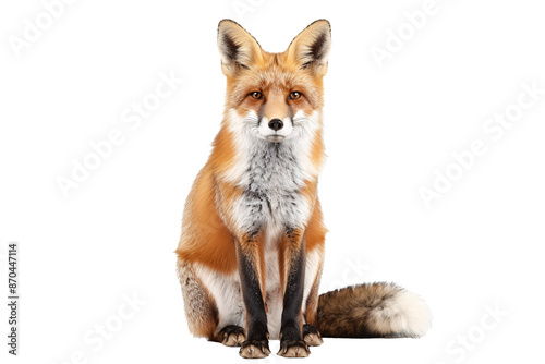 Wallpaper Mural a fox sitting looking at the camera Torontodigital.ca