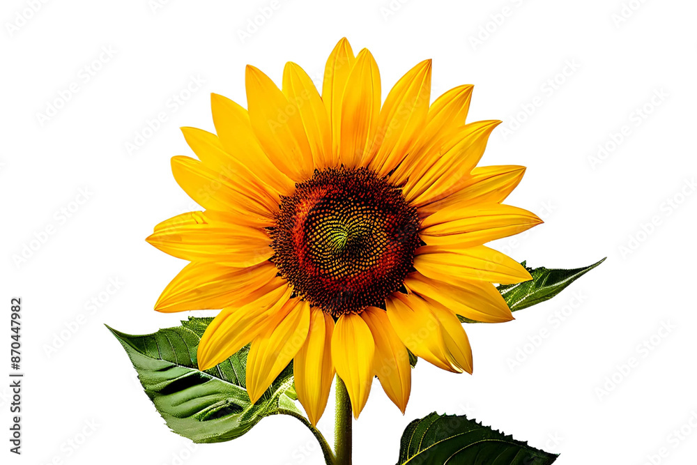 Obraz premium transparent sunflower