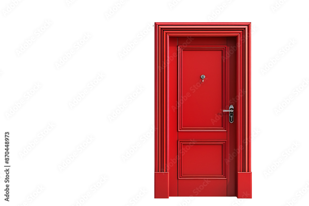 a red door with a keyhole a red door with a keyhole