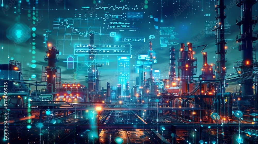 Fototapeta premium Revolutionizing Connectivity: 5G Wireless Networks and Cloud Computing