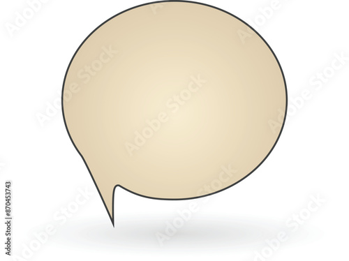 Speech bubble can be used as comic