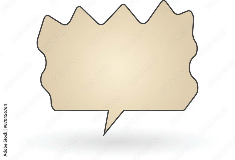 Speech bubble can be used as comic Speech bubble can be used as comic