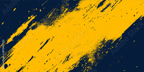 black and yellow abstract dirty grunge background