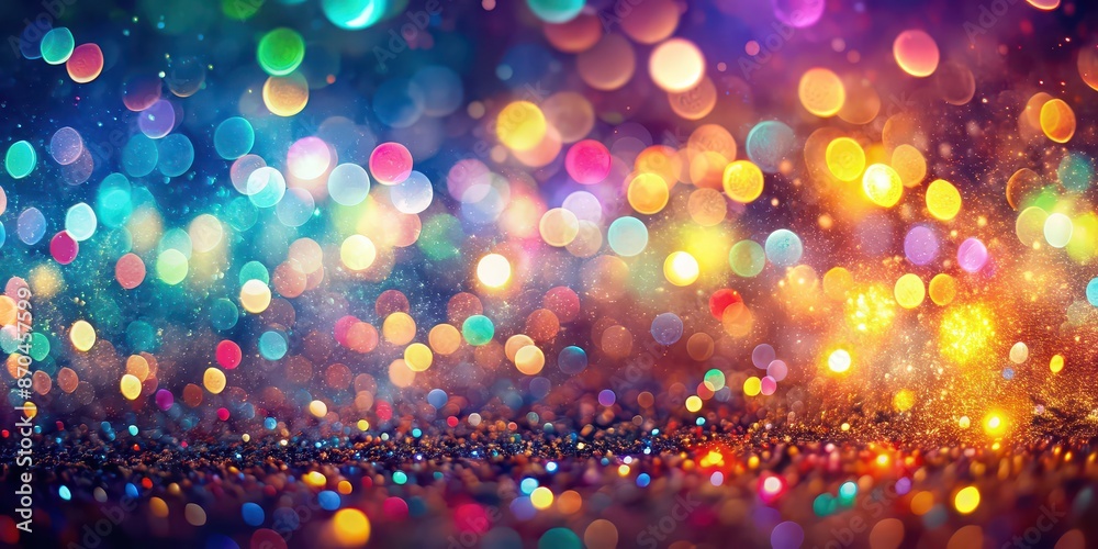 Abstract bokeh background with vibrant colors and defocused lights creating a dreamy and magical atmosphere, bokeh Abstract bokeh background with vibrant colors and defocused lights creating a dreamy and magical atmosphere, bokeh