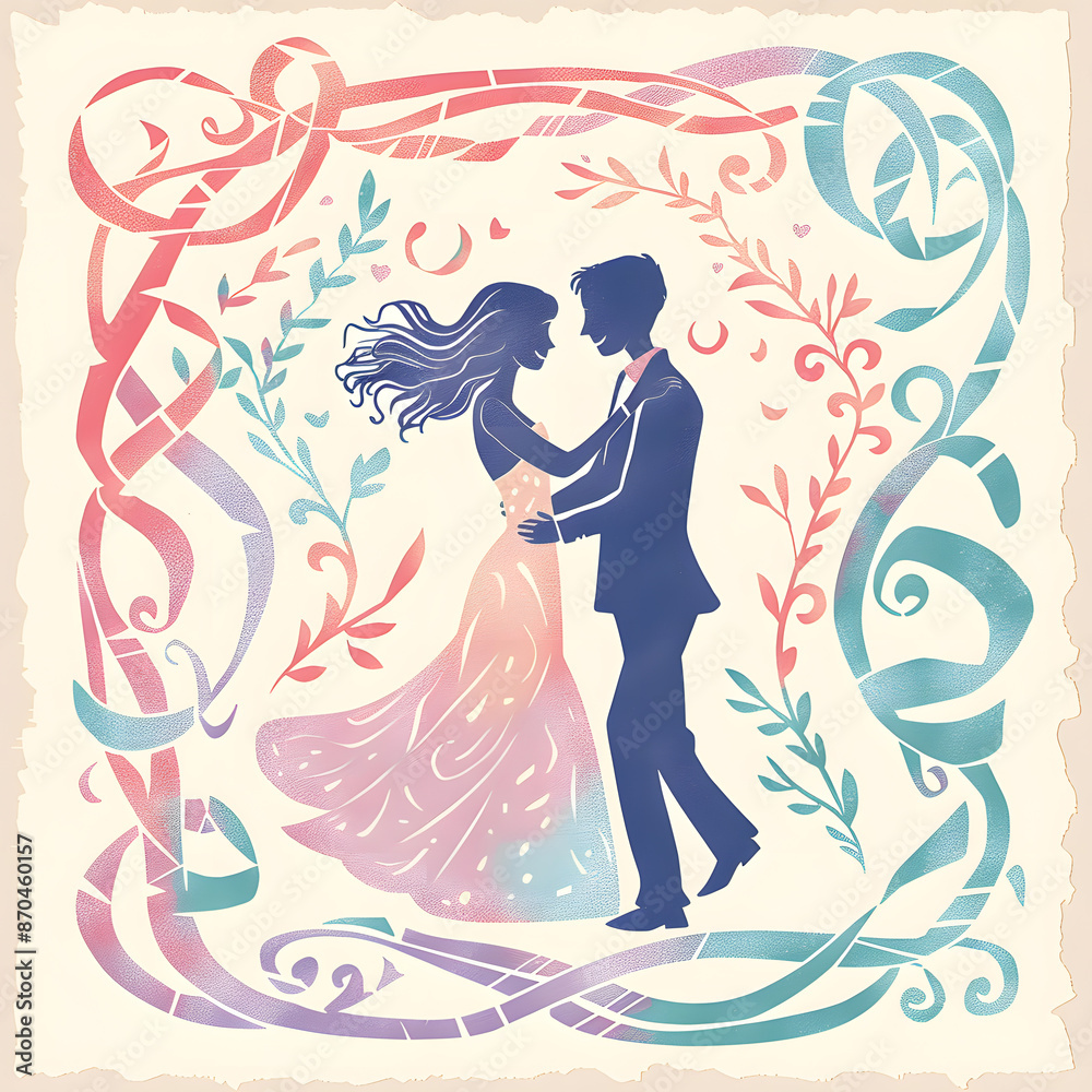 wedding card cartoon illustrator wedding card cartoon illustrator
